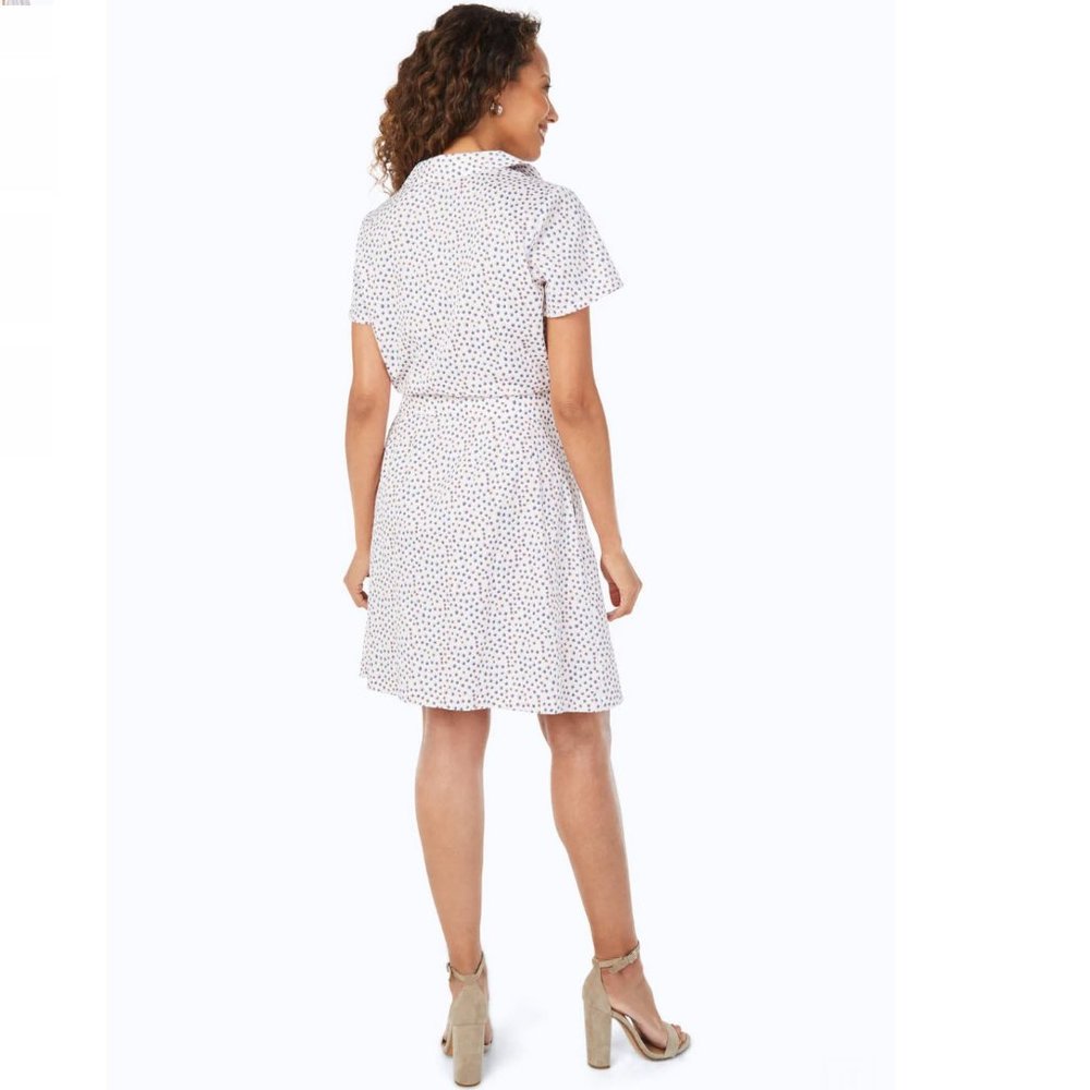 Foxcroft Vienna Demure Dots Shirtdress - Picture 5 of 9